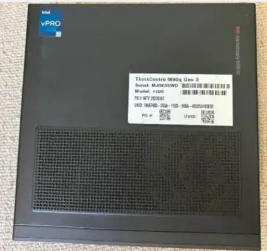 Mini PC Lenovo ThinkCentre M90q Gen 3 | Core i5 12ª | 16GB DDR5