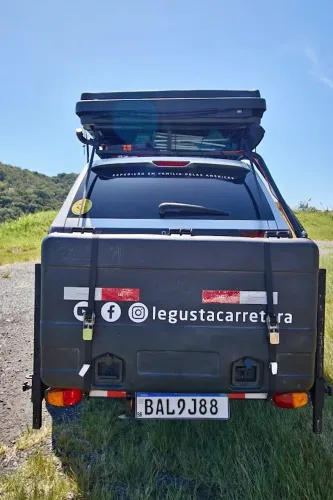 Caixa Beppo (cozinha caminhão) + Gaiola Interna (Projeto Camper/Overland Suspenso)
