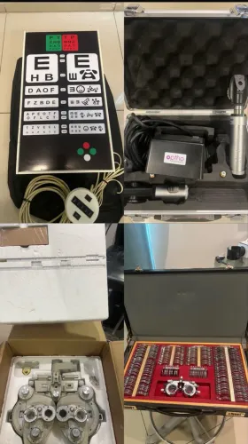 Equipamentos optométrico e oftalmológico