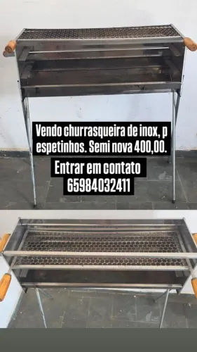 Vendo Churrasqueira Inox