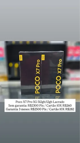 POCO X7 Pro 512gb Lacrado Nota fiscal