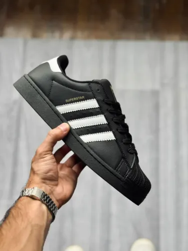 Tênis Adidas Superstar Preto Masculino Premium - Disponível 38 AO 43