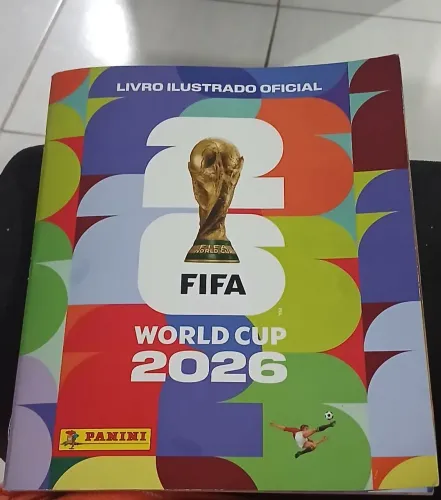 Album da copa 2026 100% completo.