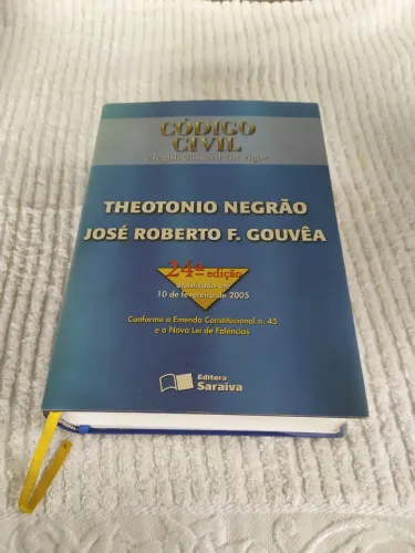 Livro código civil Theodoro Negrão 24ediçao .