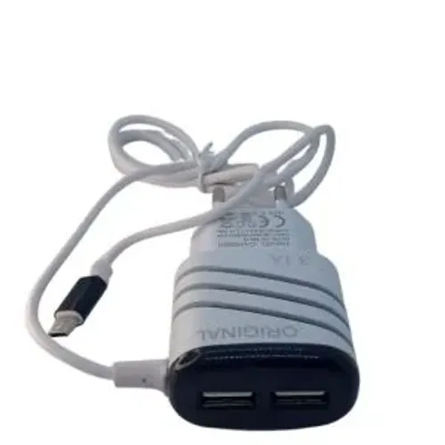 Lote com 950 carregadores de celular micro USB com mais duas saídas USB