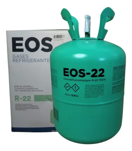 Gás Refrigerante R22 EOS 13,6 kg Botijão Descartável 
