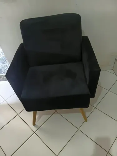 Poltrona de Suede almofada