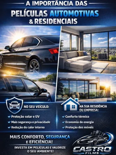 aplicação de insulfilm residencial e automotivo