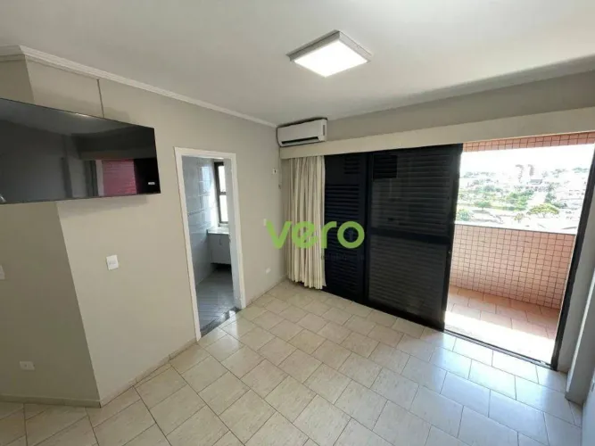 Apartamento com 1 dormitório para alugar, 44 m² por R$ 2.116/mês - Santa Cruz - Americana/