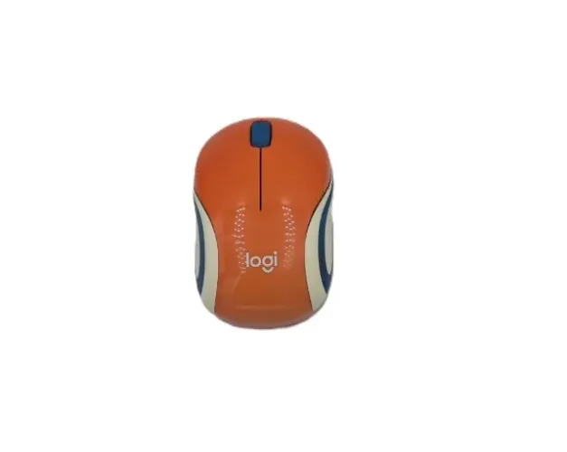 Mini Mouse sem fio Logitech M187 com Design Ambidestro