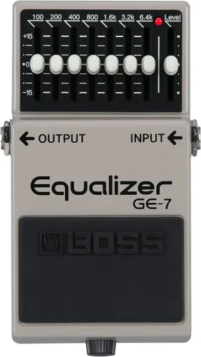 Pedal equalizador gráfico BOSS GE-7 de 7 bandas Seminovo