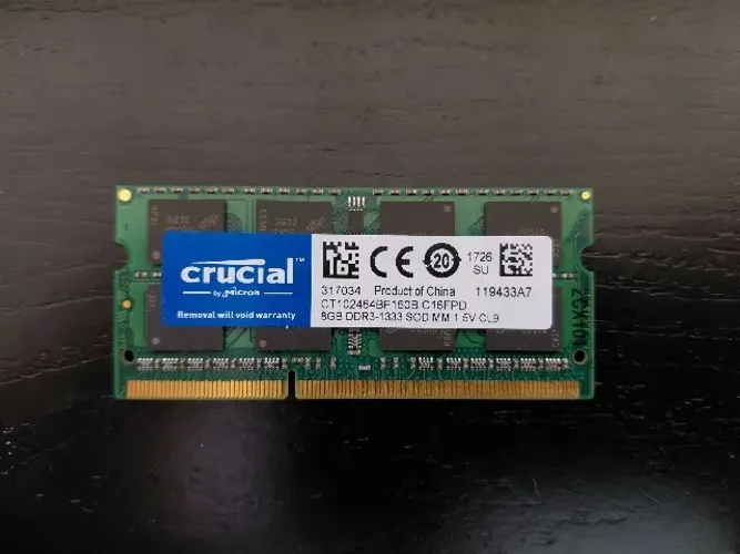 RAM NOTEBOOK 8GB DDR3 1333MHZ