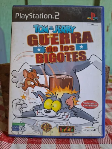 jogo Tom & Jerry: Guerra de los Bigotes original para PlayStation 2 sistema PAL europeu