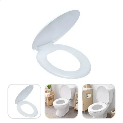 Assento Sanitário Almofadado Básico Branco Atlas