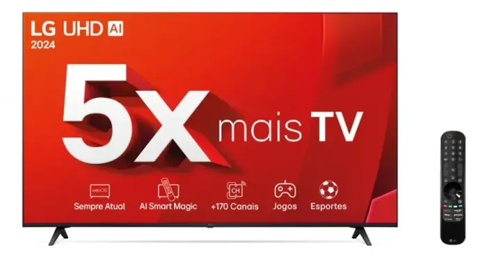 SMART TV LG 55'' - 55UT8000PSA 55" 4K Ultra HD