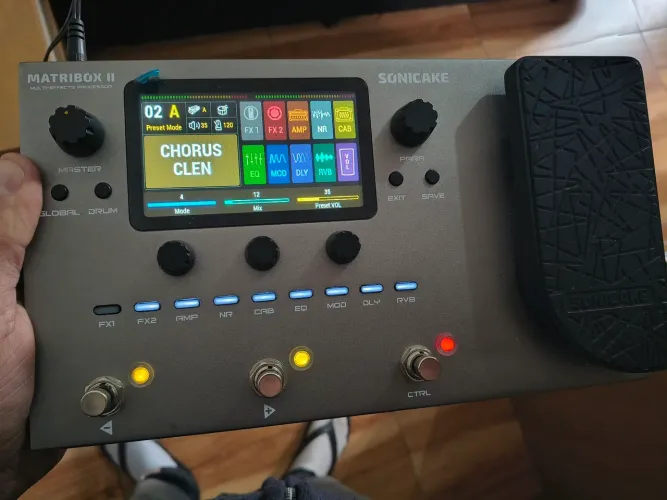 pedaleira de guitarra matribox 2 top precinho