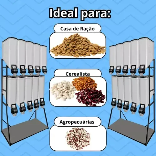 Expositor de Ração/ Dispenser 10x35l