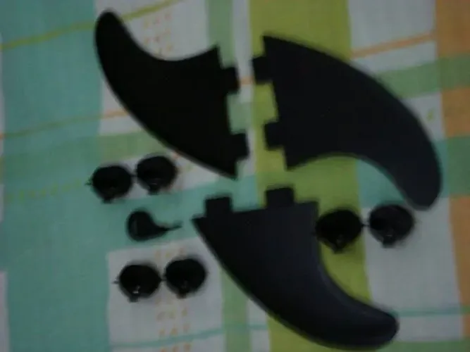 Jogo de quilhas encaixe sistema fcs