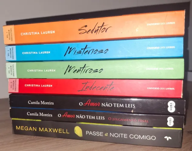 Saga completa de Selvagem Irresistível, mais saga completa de Camila Moreira e da Megan