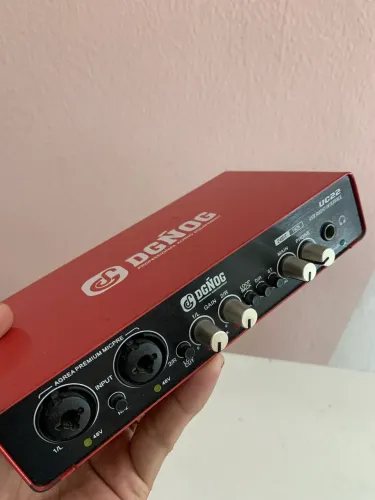 Placa de som de interface de audio DgNog