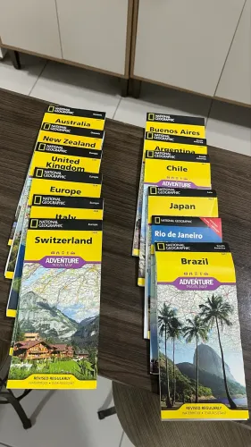 Mapa National Geographic Adventure Maps diversos