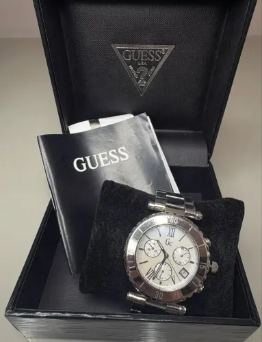 Relógio guess prateado original