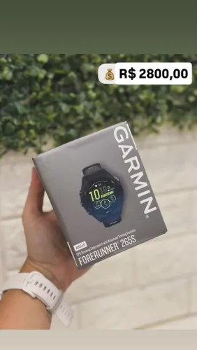 Relógio digital Garmin 265s valor r$ 2.600