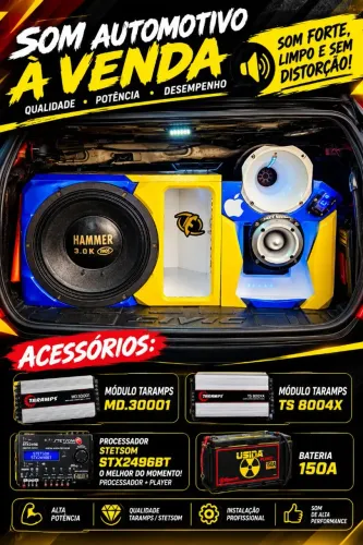 Som automotivo 12"