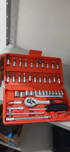 Kit Chave Soquete 46 Peças
