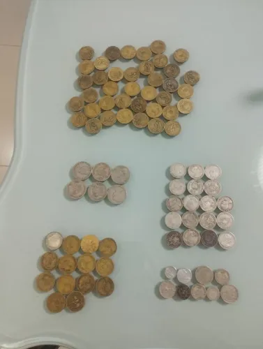Moedas antigas Lote todo