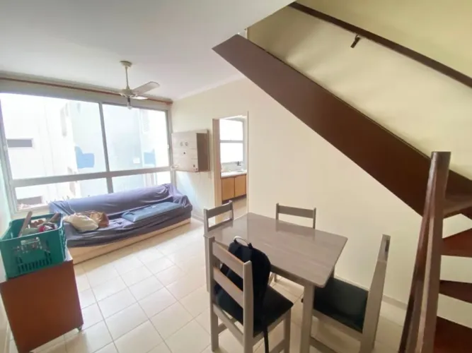 Apartamento Duplex com 1 dormitório à venda, 76 m² por R$ 215.000 - Centro - Ribeirão Pret