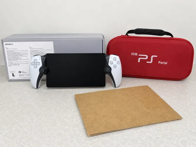 PlayStation Portal com caixa, case e película lacrada