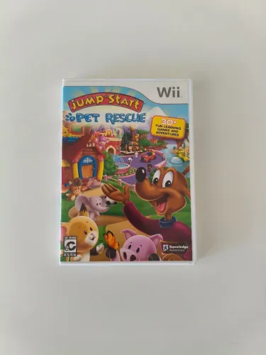Jump Start Pet Rescue Original - Jogo Nintendo Wii 
