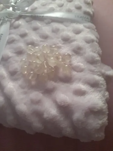 Cristal Rosa 21 pedra furadas para pulseira