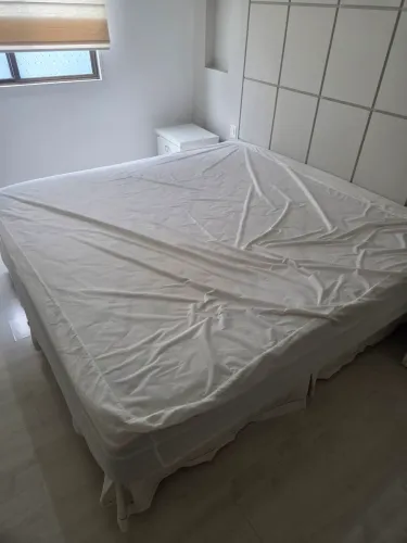 Cama + Colchão King Size Ouro Spring Ortobom