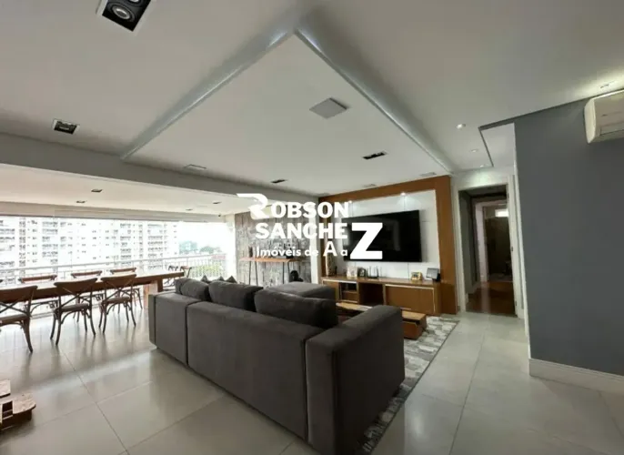 Apartamento a venda em Santo Amaro com 3 quartos, 3 suítes, 3 vagas, 160m², varanda gourme