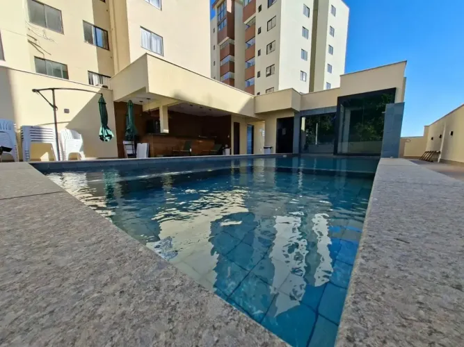 APARTAMENTO 02 QUARTOS COM 01 VAGA NO BAIRRO SERRANO COM AREA DE LAZER COMPLETA