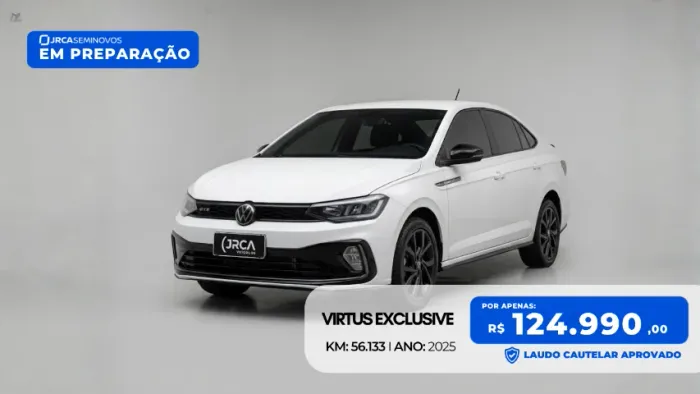 Volkswagen Virtus Exclusive 250tsi 1.4 Flex 16V AUT 2025