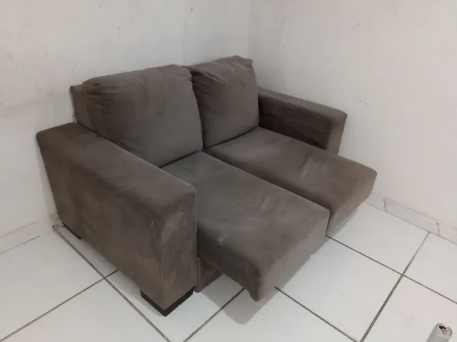 Sofá cama retrátil 2 lugares 