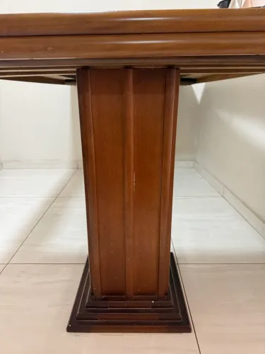 Mesa madeira para 6 cadeiras 