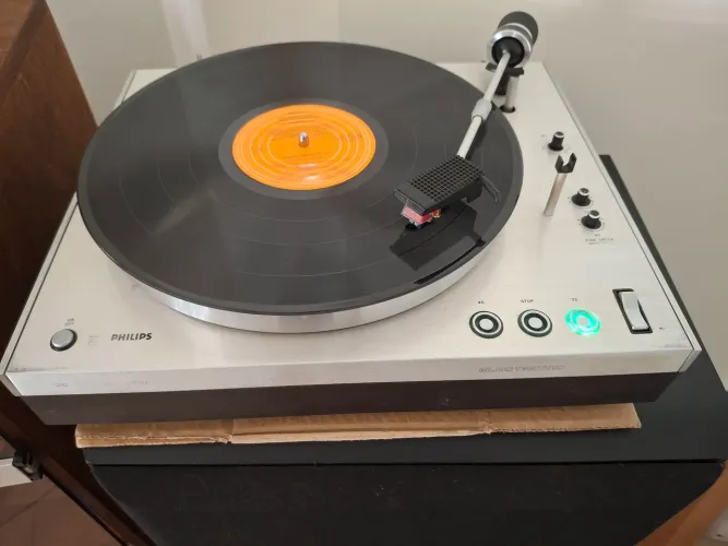 Toca Discos Philips GA-312 Eletronic Geleia Ótimo