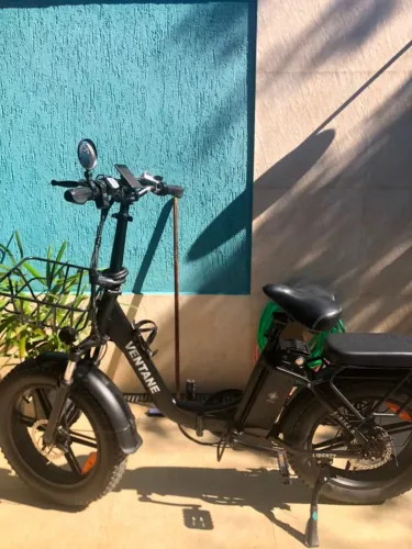 Bicicleta Elétrica Ventane Liberty 500W 2025 Semi Nova + Cesta