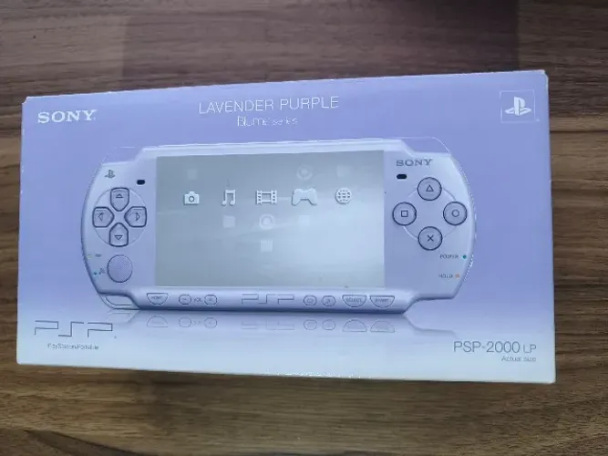 Playstation Portable Psp-2000 Lavander Purple Japonês Completo Cib + 2 jogos
