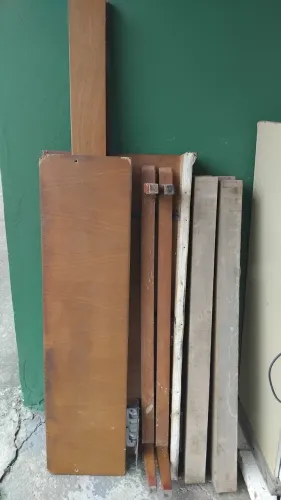 Cama de casal madeira maciça