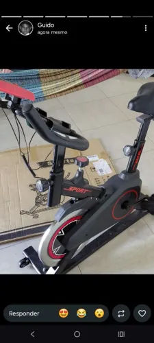 Bicicleta ergométrica nova nunca usada