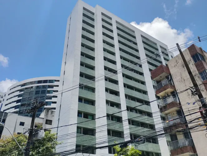 Apartamento mobiliado com um quarto nas Graças, Recife/PE