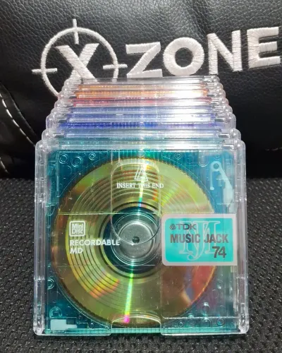 8 MDs TDK 74 Music Jack Colors