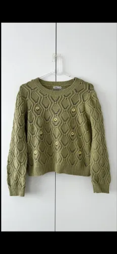 Blusa Suéter Verde Marca Billie Pouco Uso Perfeitas condições 