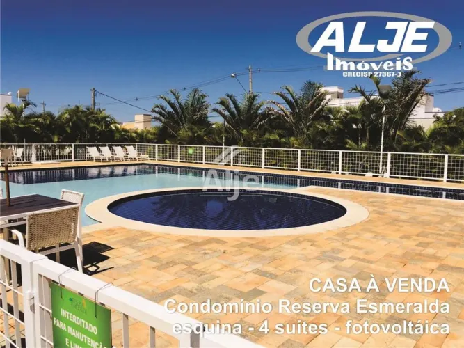 VENDE-SE Casa em condomínio NO RESERVA ESMERALDA - MARÍLIA/SP