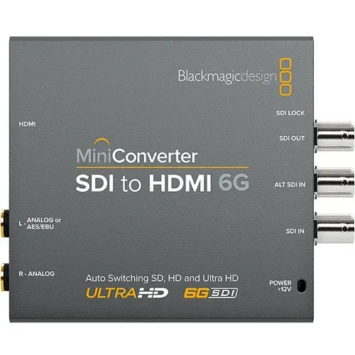 Blackmagic Mini Conversor Sdi Para Hdmi 6g Convmbsh4k6g